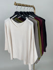 Strickpullover mit Rippenstruktur in versch. Farben
