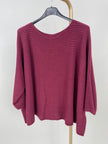 Strickpullover mit Rippenstruktur in versch. Farben