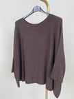 Strickpullover mit Rippenstruktur in versch. Farben
