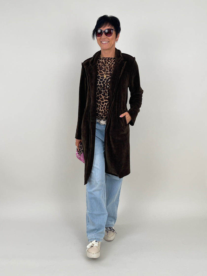 Mantel Cord Mokka Art. 6348