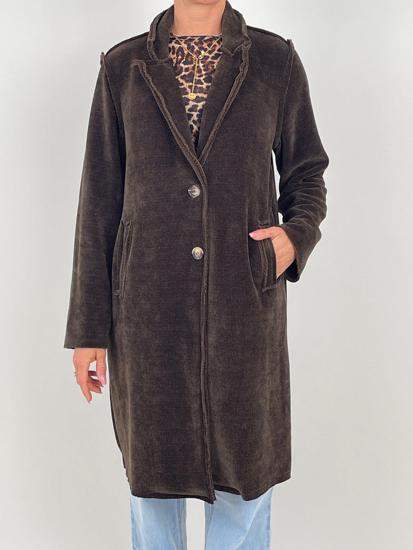 Mantel Cord Mokka Art. 6348