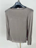 Langarmshirt mit Cashmere Uni in verschiedenen Farben Artikel 6213