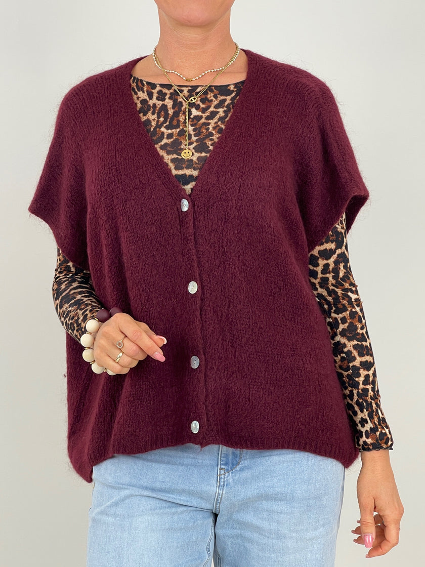 Strickweste Oversized in versch. Farben Artikel 5628