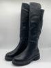 Stiefel Uni in Schwarz mit Leo