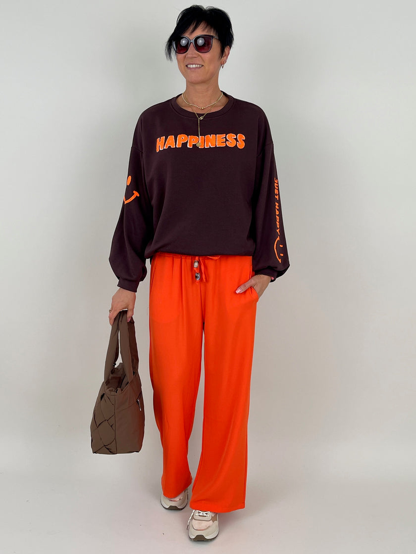 Sweatshirt Happiness in Mokka Artikel 6373
