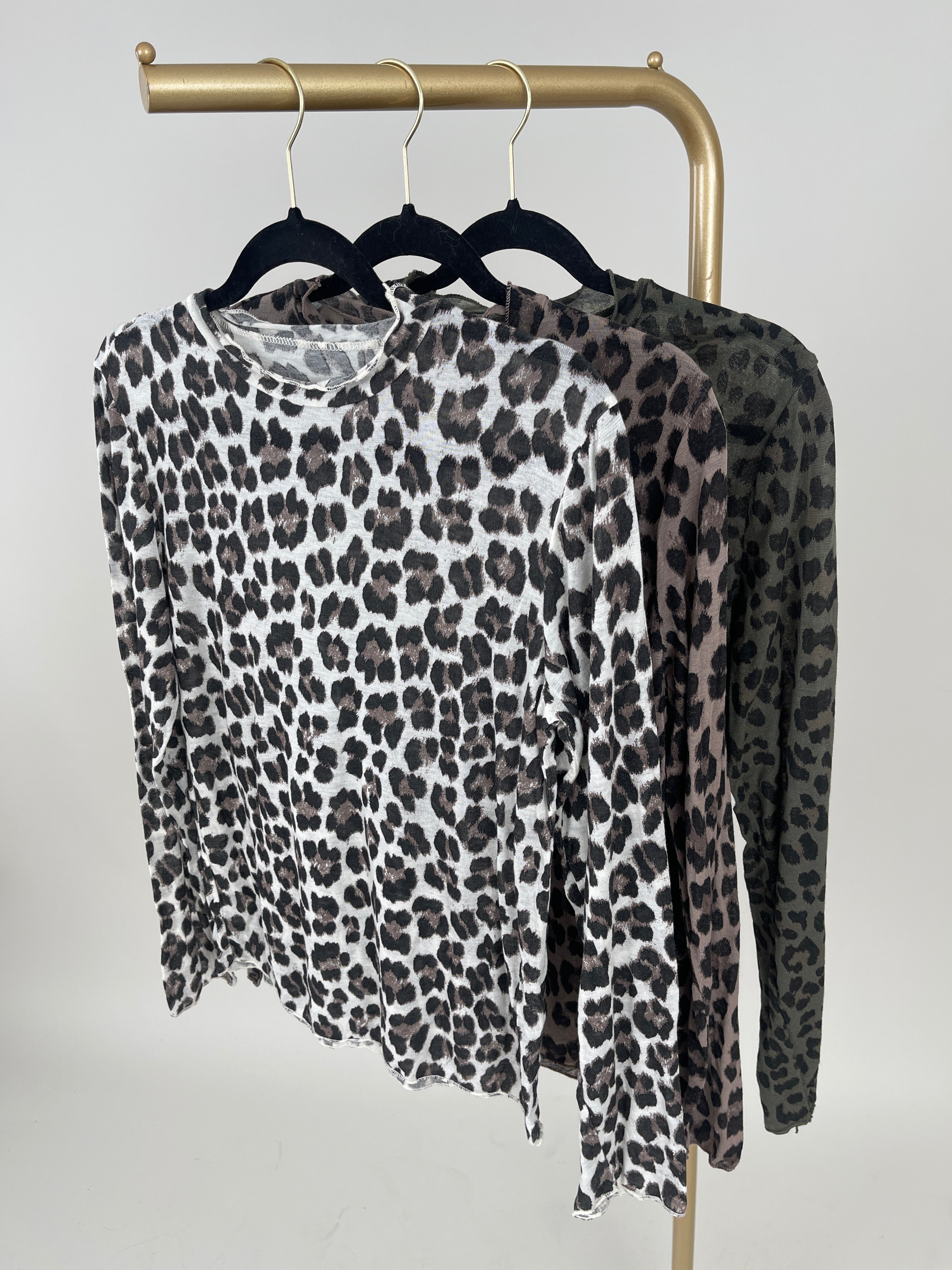 Langarmshirt Leo Cashmere bis 42/44 in versch. Farben Art. 6676