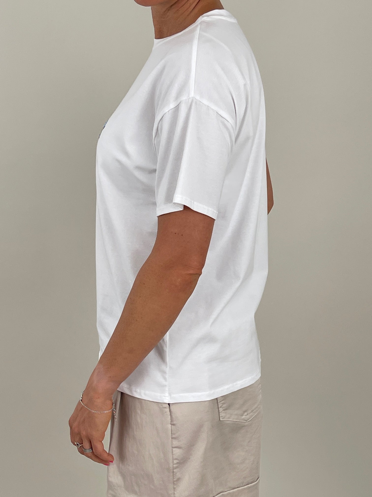 T-Shirt Tasche mit Strasssteinchen Artikel 6007