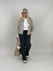 Jacke mit Fransen von Red Button in Beige Art. RB6488