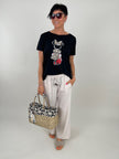 T-Shirt mit Leo Print versch. Farben Artikel 6006