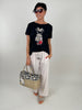 T-Shirt mit Leo Print versch. Farben Artikel 6006