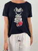 T-Shirt mit Leo Print versch. Farben Artikel 6006