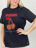 T-Shirt Rock Cherry in Schwarz