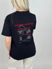 T-Shirt Rock Cherry in Schwarz
