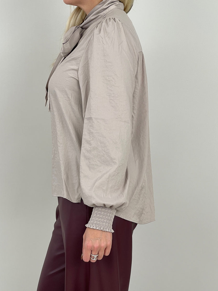 Red Button Schluppenbluse in Beige Art. RB6453