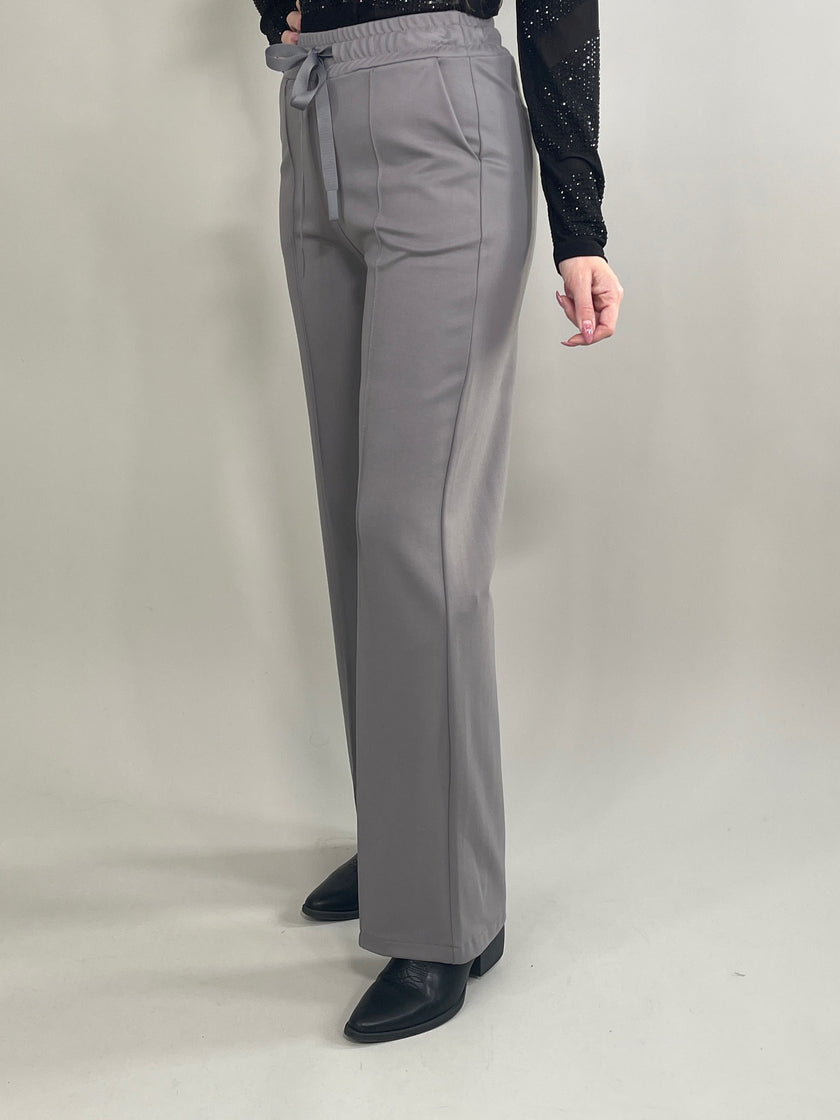 Palazzo-Hose Classic mit Bügelfalte in Grau Artikel 5490