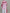 Bluse mit Streifen und Schriftzug in Rosa Artikel 6004