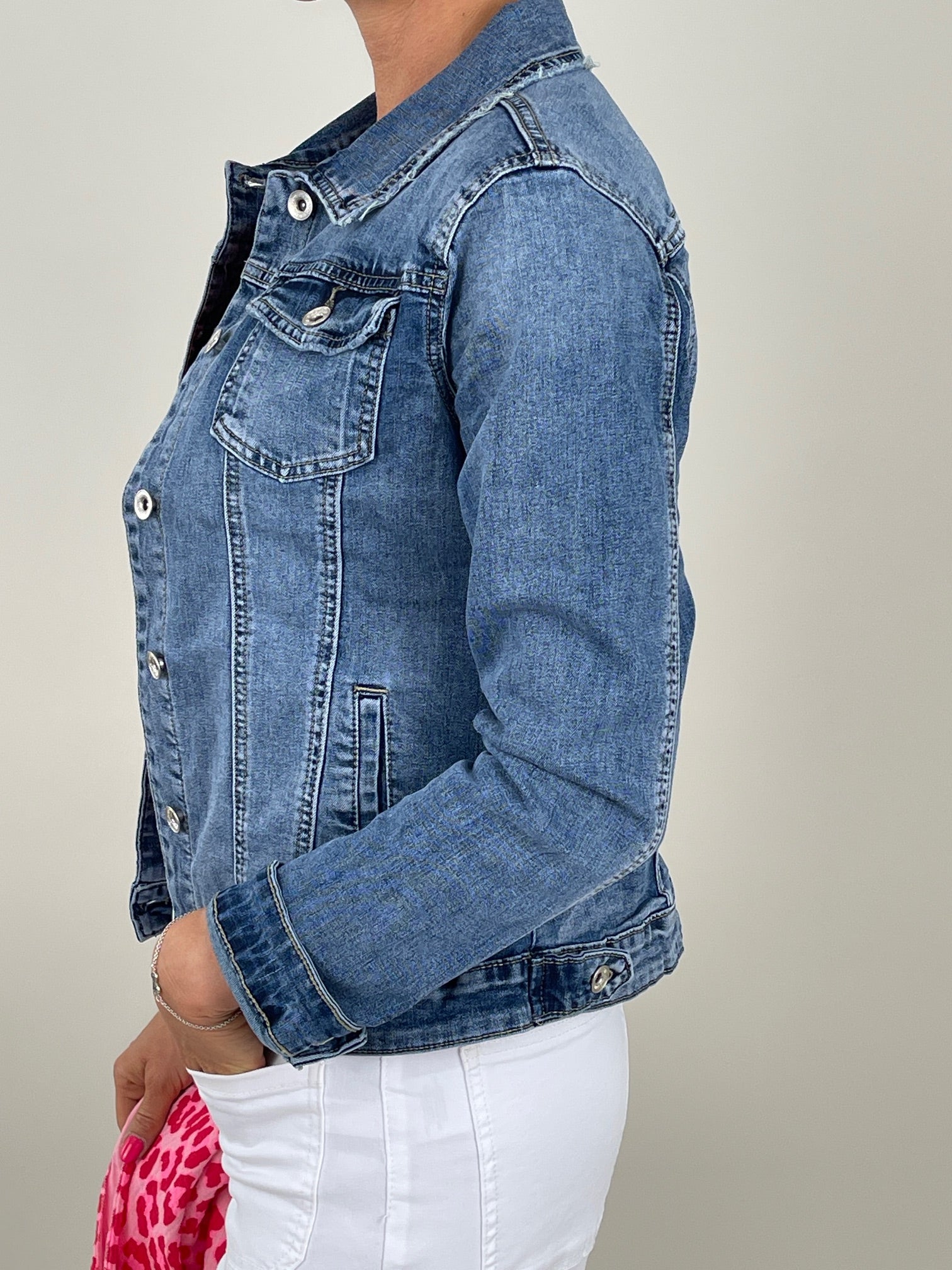 Jeansjacke Used Look