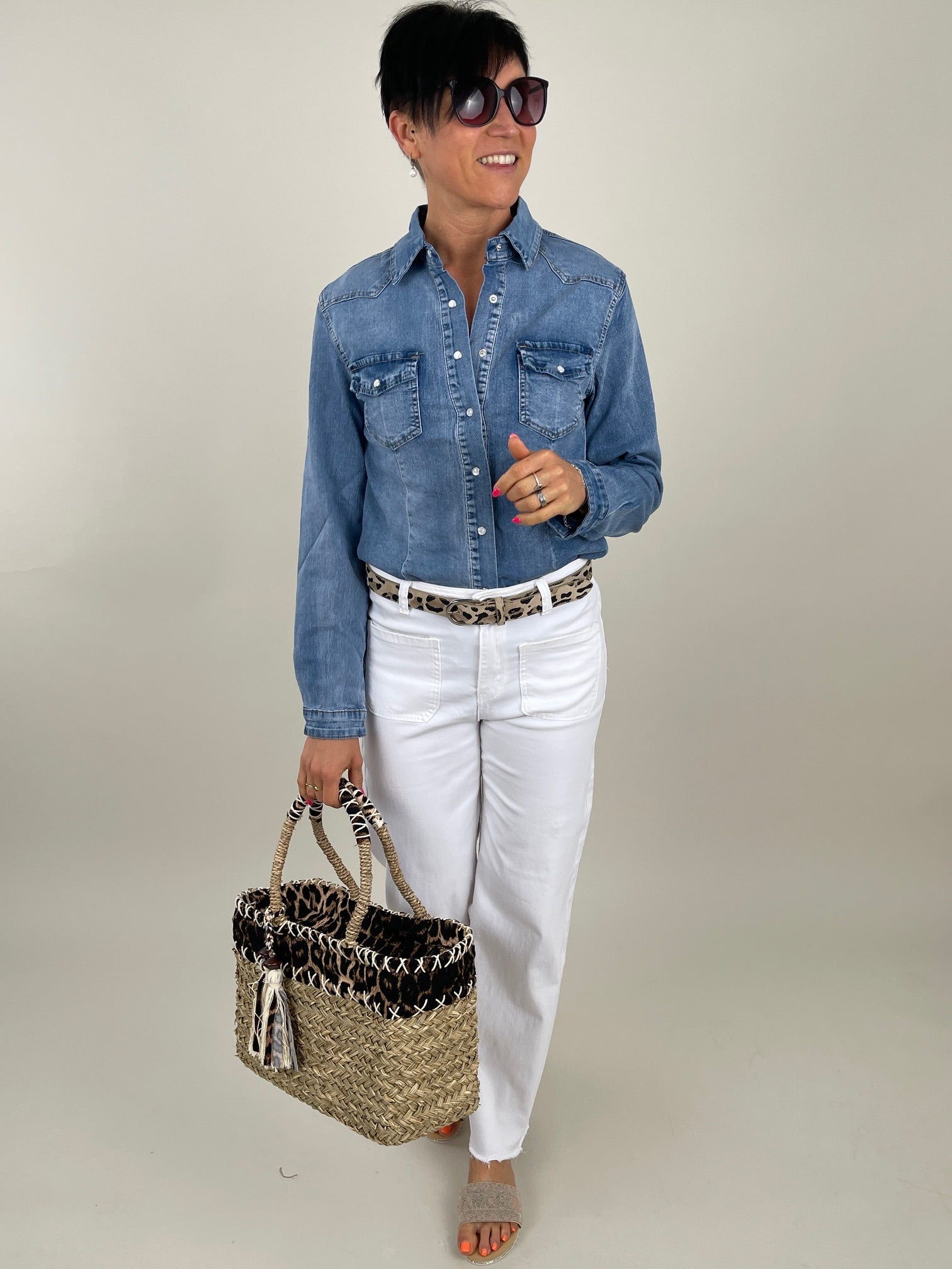 Jeans Bluse Artikel 6005
