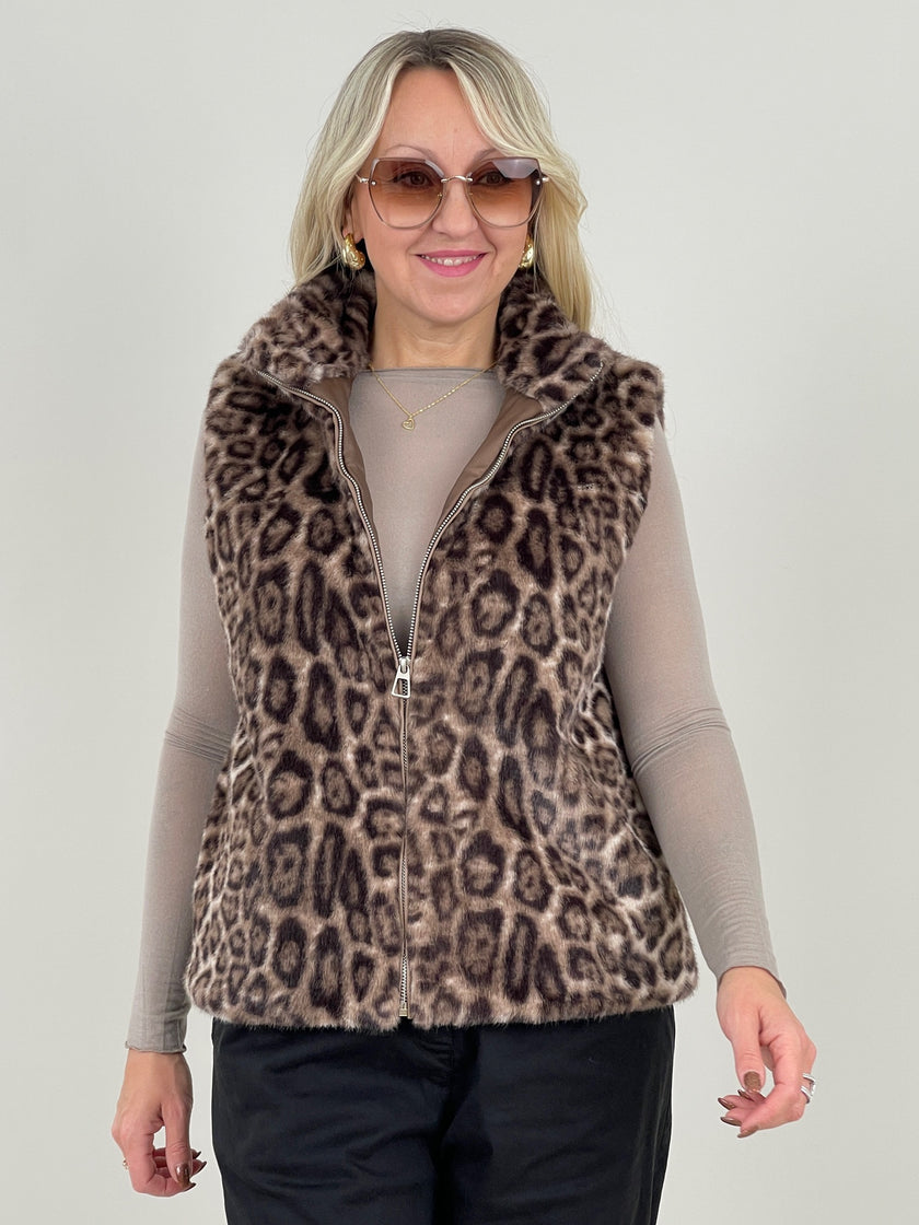 Weste Kunstpelz Leo/Hell Art. 6479