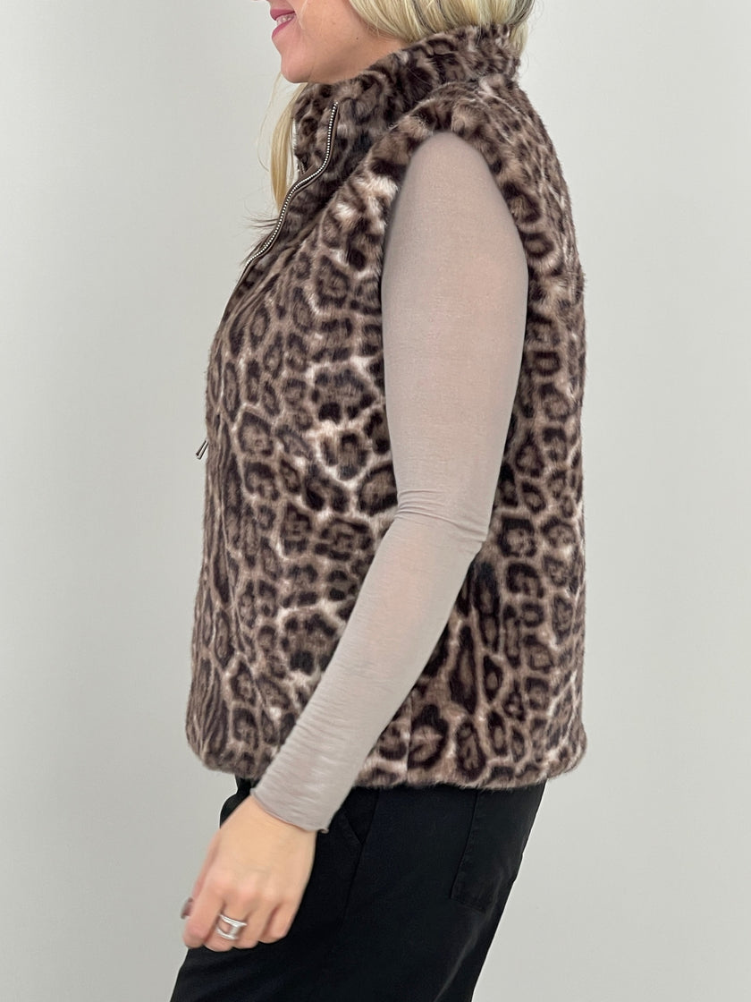 Weste Kunstpelz Leo/Hell Art. 6479