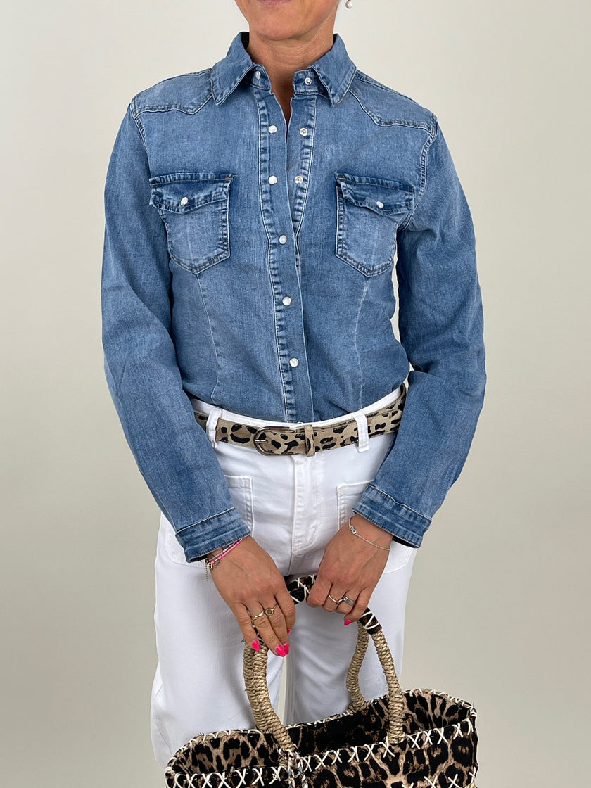 Jeans Bluse Artikel 6005