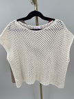 Netzpullover kurzer Arm in versch. Farben Artikel 6002