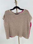 Netzpullover kurzer Arm in versch. Farben Artikel 6002