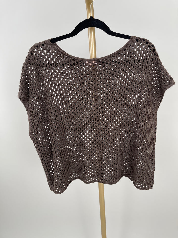 Netzpullover kurzer Arm in versch. Farben Artikel 6002