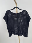 Netzpullover kurzer Arm in versch. Farben Artikel 6002