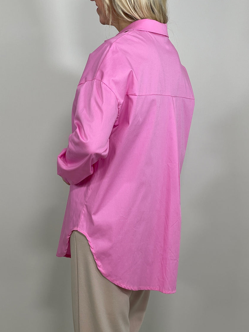 Bluse Uni in Candypink Artikel 5486
