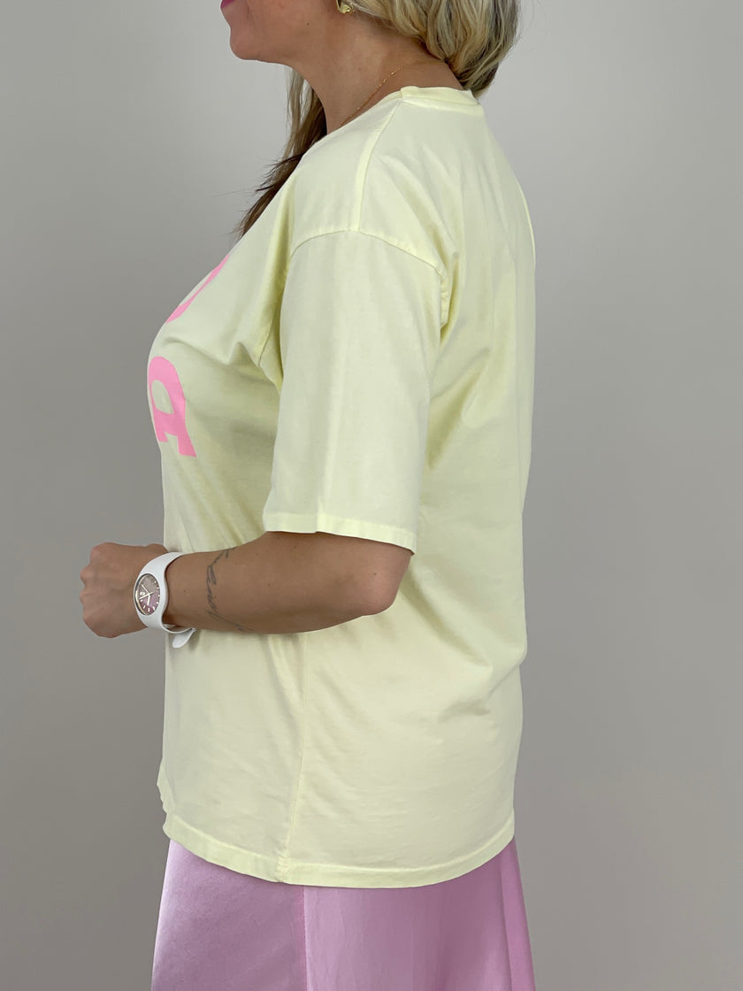 T-Shirt Ciao Bella in Gelb Artikel 6020