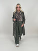 Marlene Hose Lederoptik in Khaki Artikel 6462