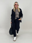Blazerjacke Feinstrick in Schwarz Art. 6388