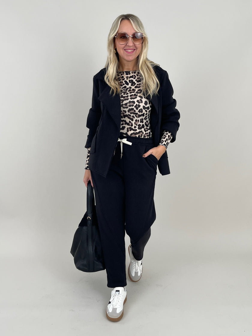 Hose Feinstrick in Schwarz Art. 6390