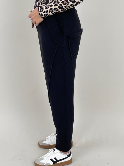 Hose Feinstrick in Schwarz Art. 6390