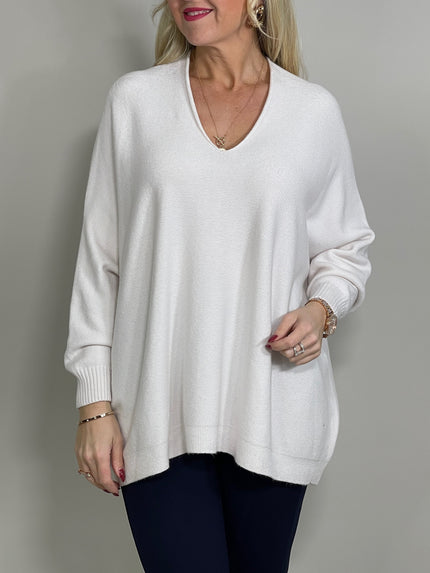 Pullover V-Ausschnitt in versch. Farben Artikel 5342
