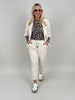Blazerjacke Feinstrick in Creme Art. 6389