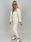Blazerjacke Feinstrick in Creme Art. 6389