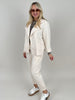 Blazerjacke Feinstrick in Creme Art. 6389