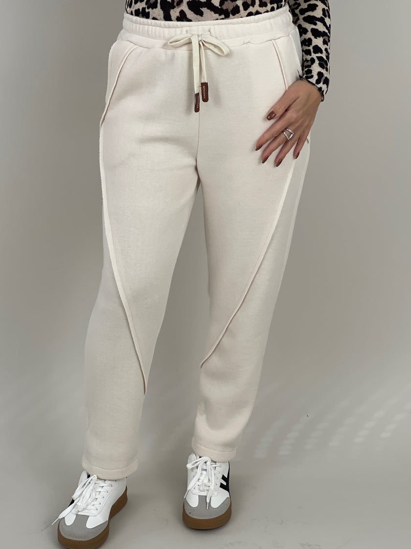 Hose Feinstrick in Creme Art. 6391