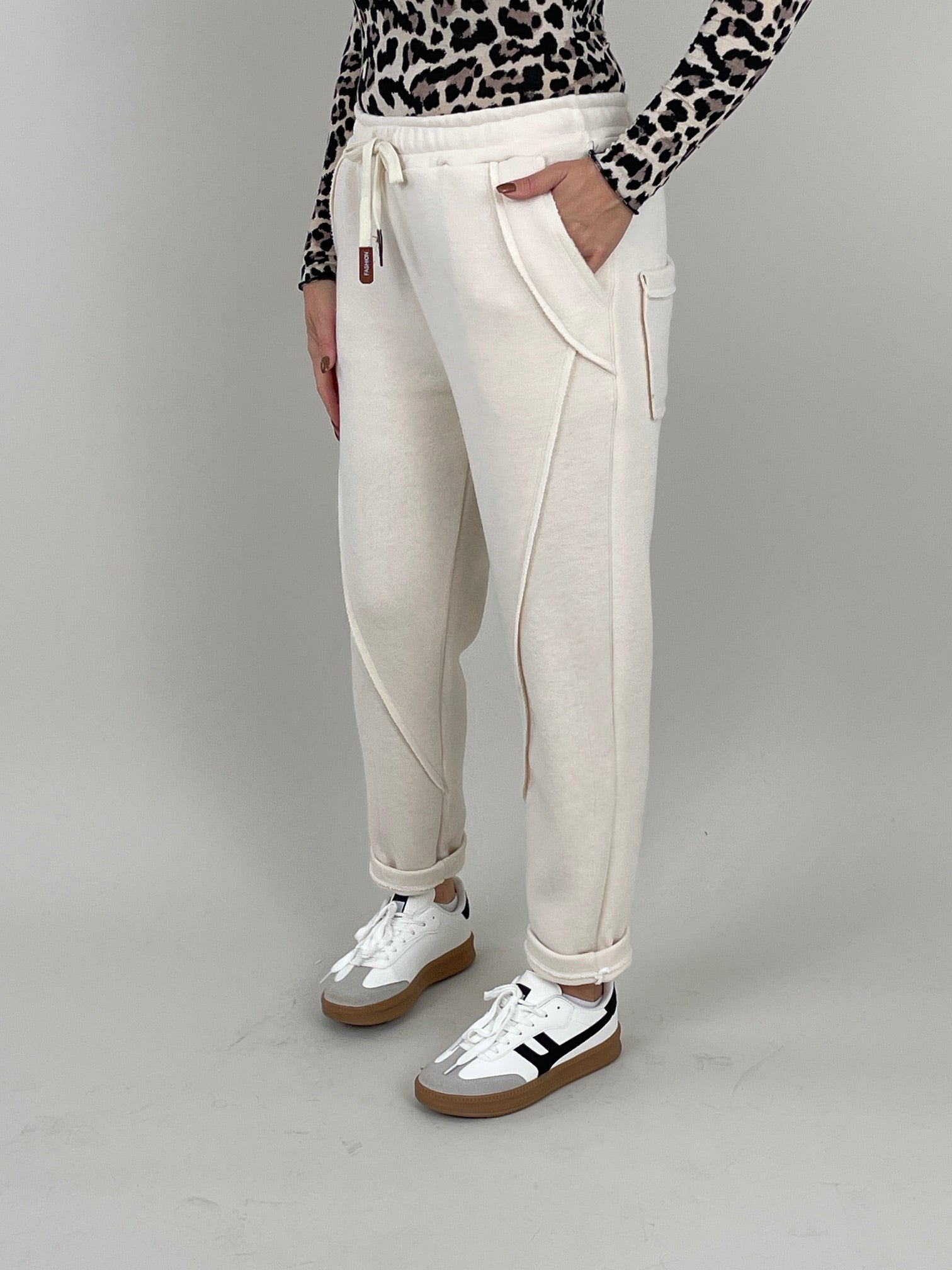 Hose Feinstrick in Creme Art. 6391
