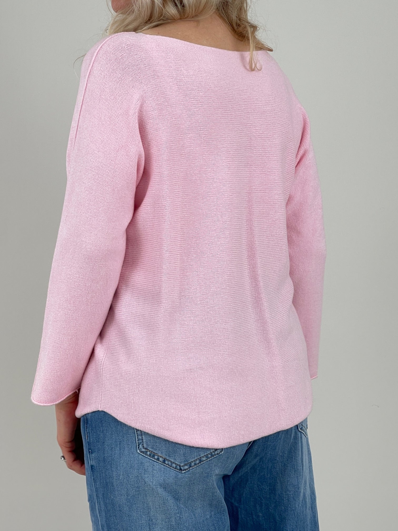 Pullover mit Druck in Rosa Art. 6717