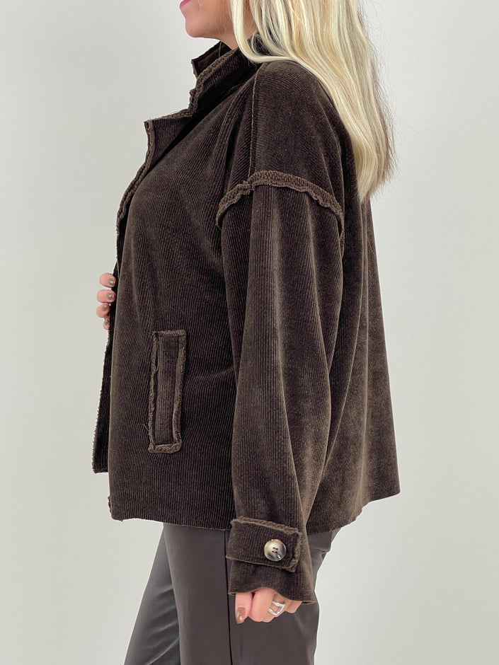 Cord Jacke in Mokka Art. 6459