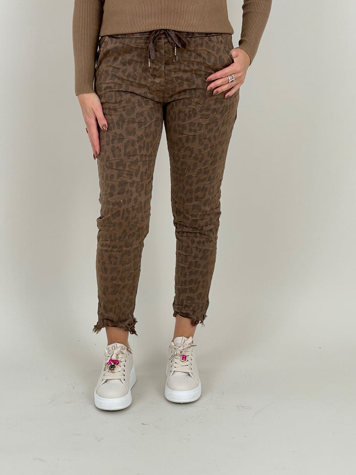 Jogpants Leo in Camel Artikel 6356