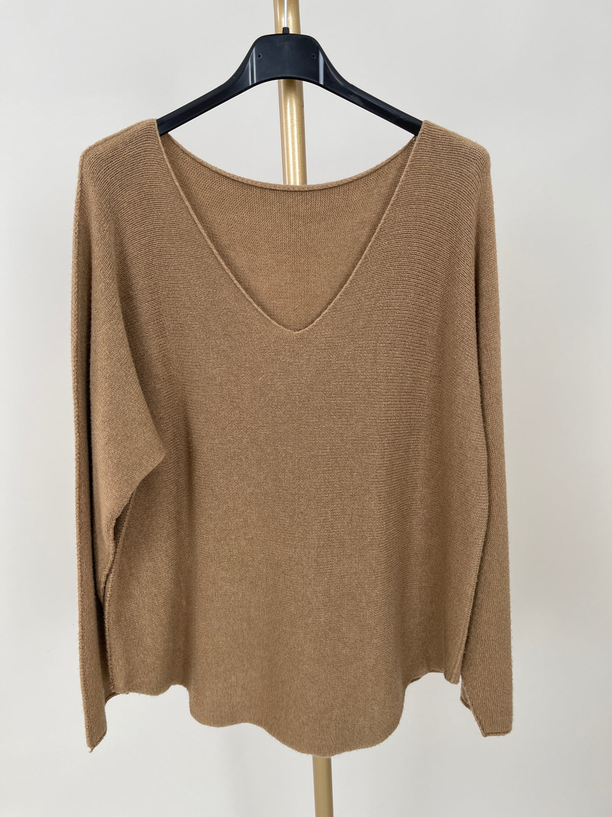 Pullover Uni V-Ausschnitt in versch. Farben