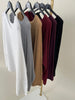 Pullover Uni Rundhals-Ausschnitt in versch. Farben Art. 6414