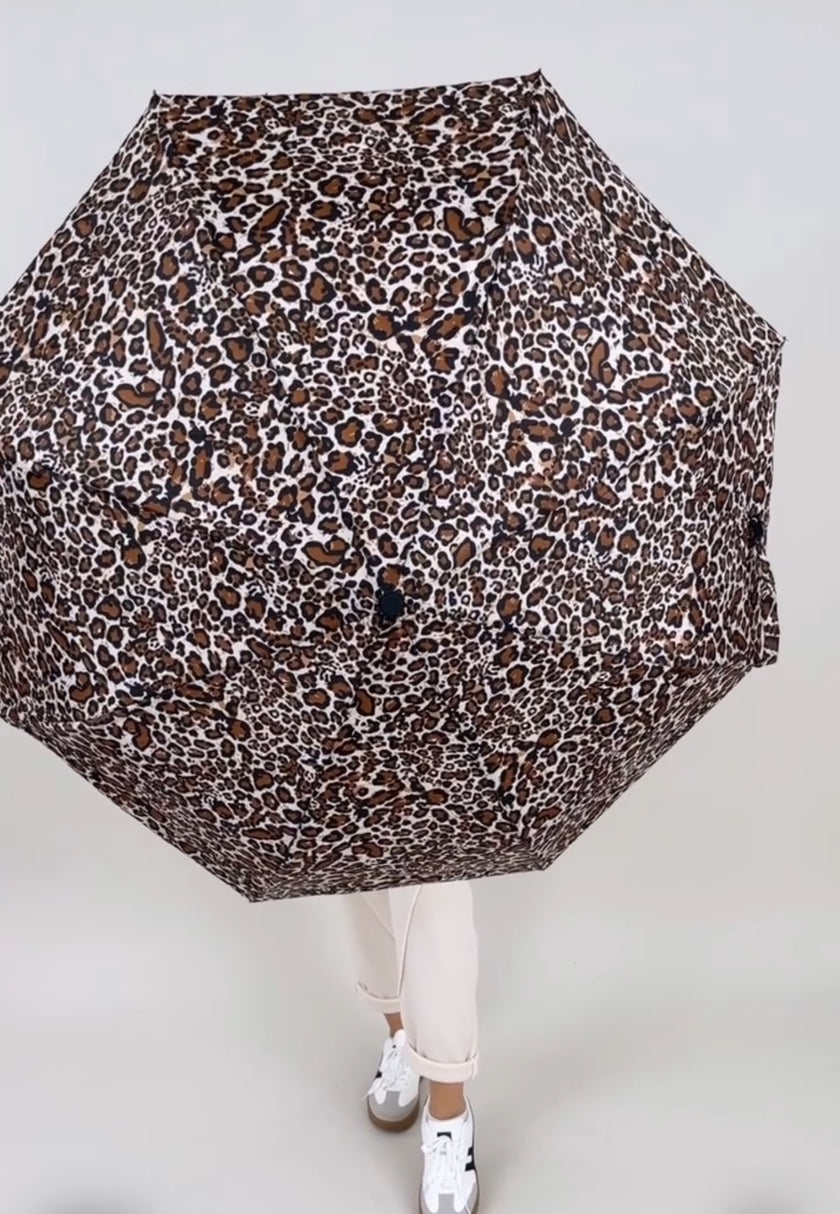 Regenschirm Leo-Print Art. 6478