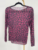 Langarmshirt Cashmere Leomuster in versch. Farben Art. 6509