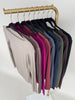 Langarmshirt mit Cashmere Uni in verschiedenen Farben Artikel 6213