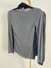 Langarmshirt mit Cashmere Uni in verschiedenen Farben Artikel 6213